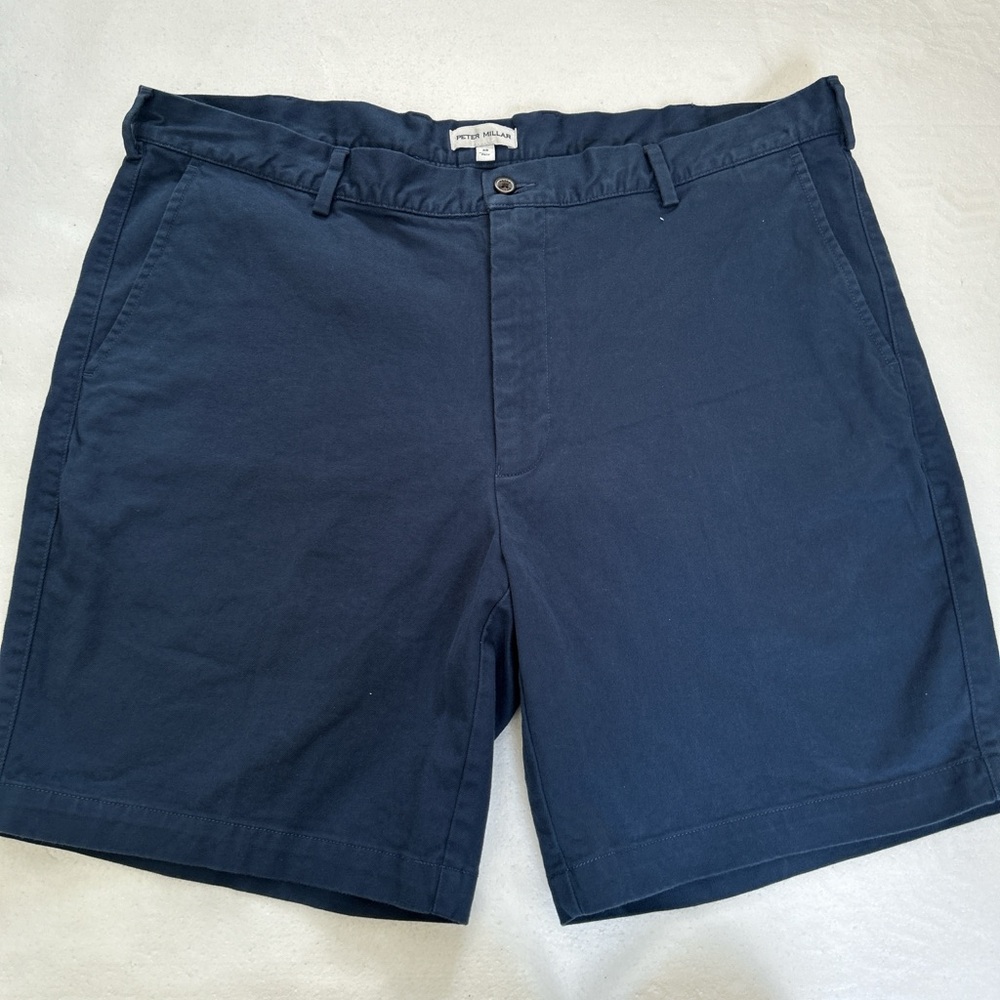 Peter Millar Navy blue chino shorts 38 #chino #preppy
Size 38